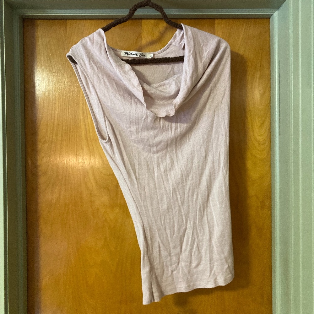 Michael Stars Made in USA Metallic Sleeveless Top One Size